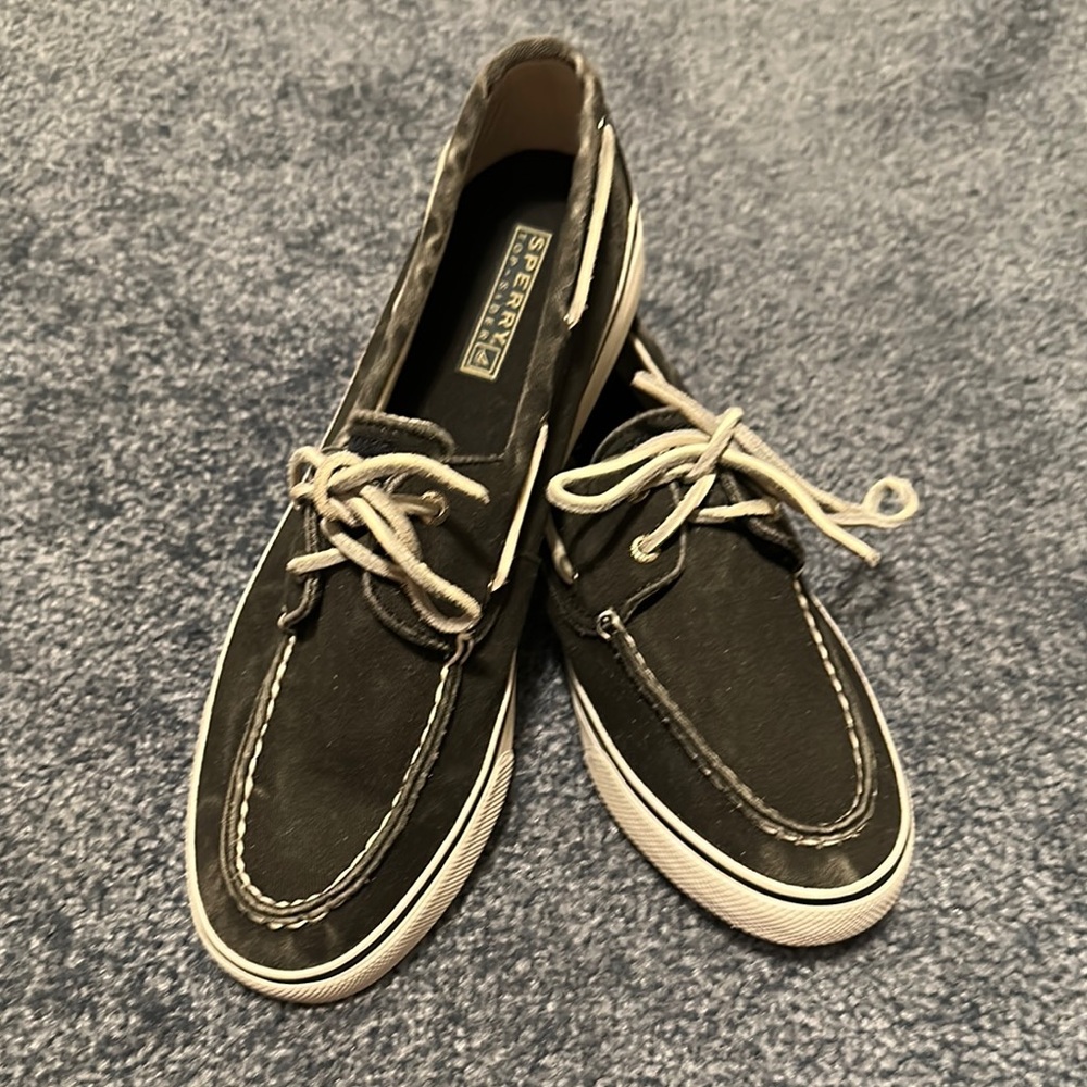 Sperry women’s  grey boat shoes
